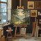 Paint by Numbers for Adults Beginner, Elk in Forest Acrylic Easy Paint by Numbers Kits Natural Landscape Craft Kits for Adults Suitable for Home Wall Decoration Flameless